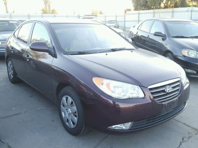 KMHDU46DX9U607502 - 2009 HYUNDAI ELANTRA GL MAROON photo 1