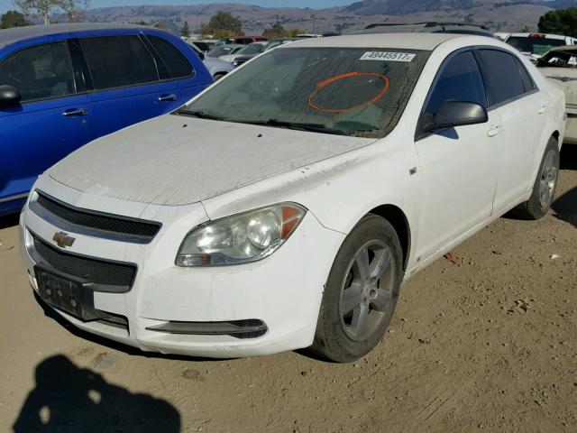 1G1ZG57N28F227435 - 2008 CHEVROLET MALIBU LS 白色 照片 2