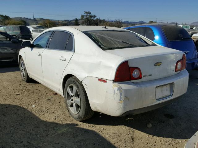1G1ZG57N28F227435 - 2008 CHEVROLET MALIBU LS 白色 照片 3