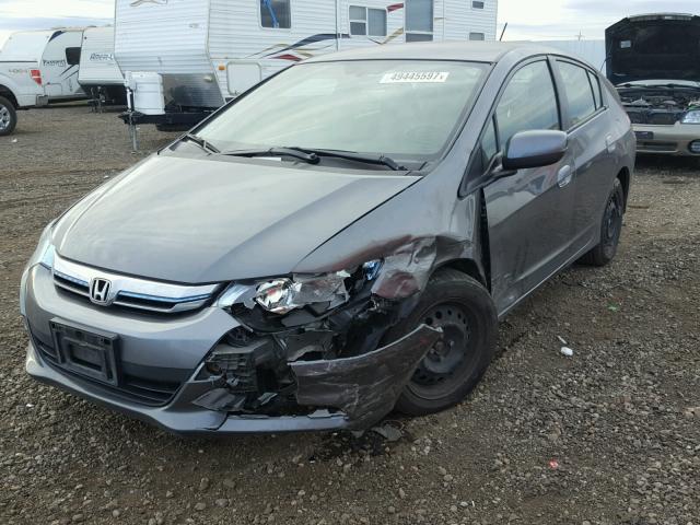 JHMZE2H35CS000280 - 2012 HONDA INSIGHT GRAY photo 2