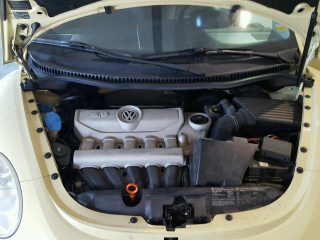 3VWPF31Y96M306961 - 2006 VOLKSWAGEN NEW BEETLE 黄色 照片 7