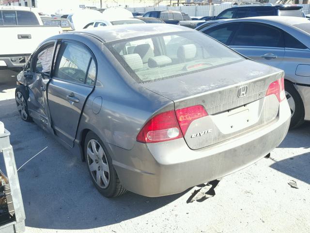 2HGFA16587H502942 - 2007 HONDA CIVIC LX SILVER photo 3