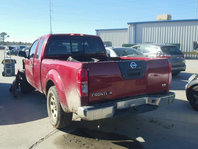 1N6BD0CT7AC433458 - 2010 NISSAN FRONTIER K RED photo 3