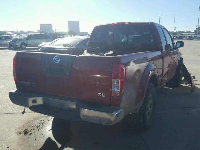 1N6BD0CT7AC433458 - 2010 NISSAN FRONTIER K RED photo 4