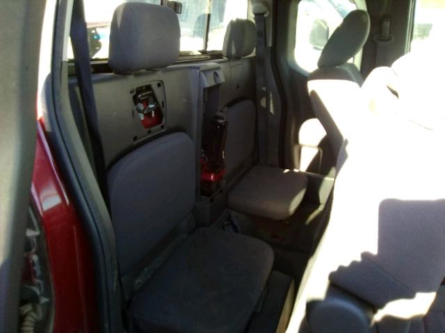 1N6BD0CT7AC433458 - 2010 NISSAN FRONTIER K RED photo 6