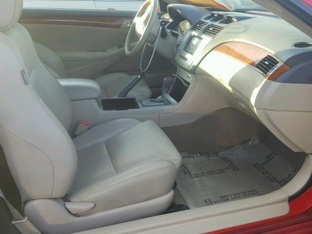 4T1CA30P97U112626 - 2007 TOYOTA CAMRY SOLA RED photo 5