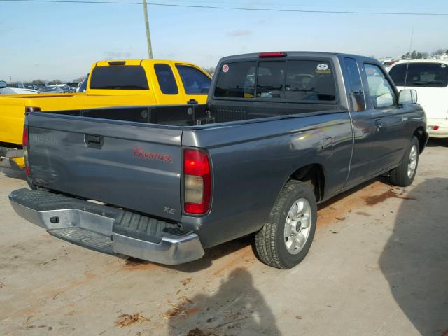 1N6DD26S2YC327341 - 2000 NISSAN FRONTIER K GRAY photo 4