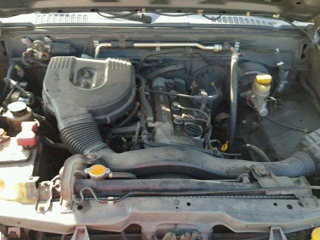 1N6DD26S2YC327341 - 2000 NISSAN FRONTIER K GRAY photo 7