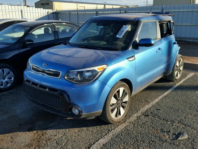 KNDJP3A56G7394343 - 2016 KIA SOUL + BLUE photo 2