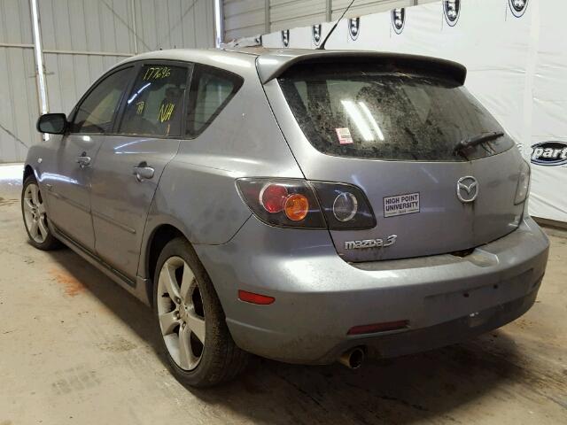 JM1BK143651255993 - 2005 MAZDA 3 HATCHBAC GRAY photo 3