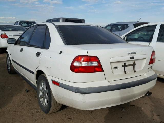 YV1VS29501F734270 - 2001 VOLVO S40 1.9T WHITE photo 3