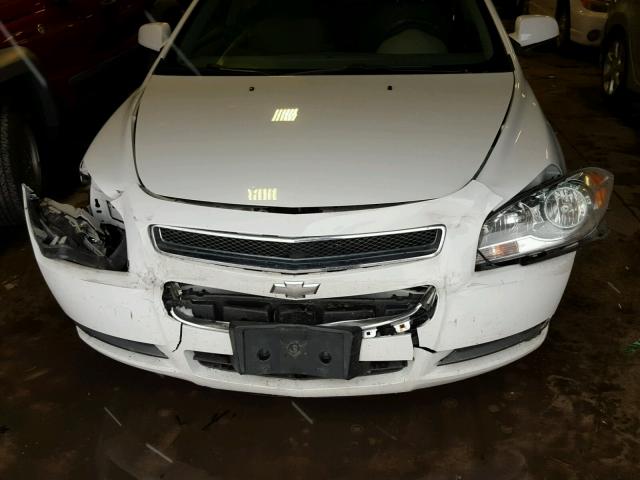 1G1ZC5EU8CF134434 - 2012 CHEVROLET MALIBU 1LT WHITE photo 9