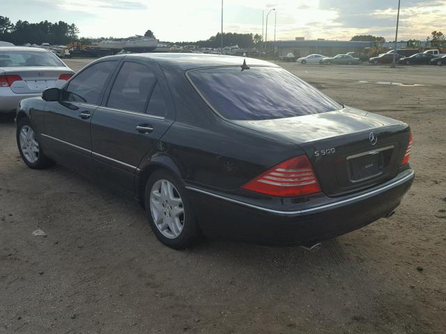 WDBNF67J56A468703 - 2006 MERCEDES-BENZ S 350 BLACK photo 3