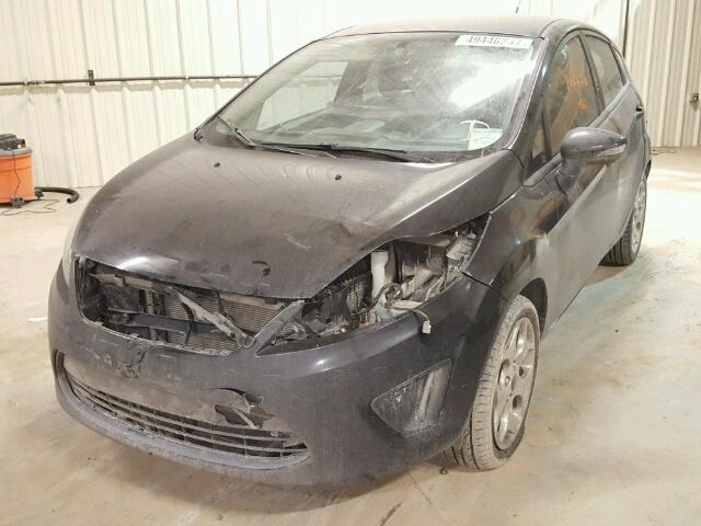 3FADP4FJ3CM214654 - 2012 FORD FIESTA SES BLACK photo 2