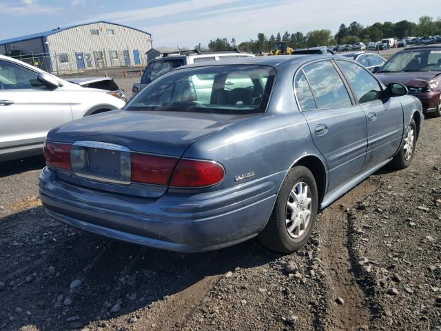 1G4HP54KX2U252126 - 2002 BUICK LESABRE CU BLUE photo 4