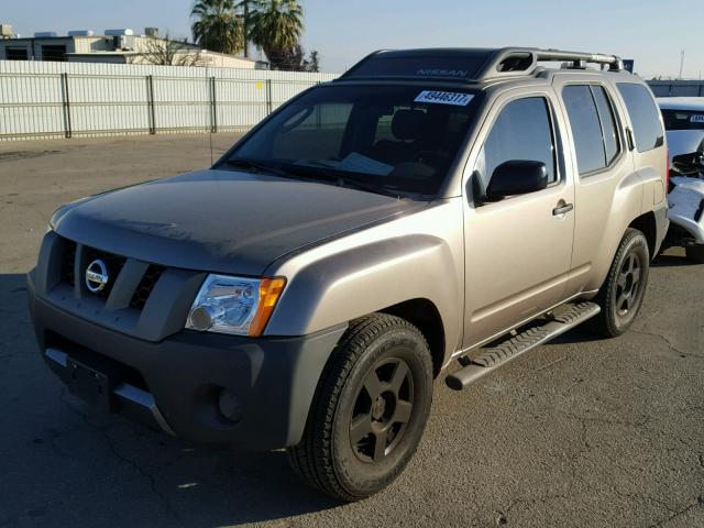 5N1AN08U76C519188 - 2006 NISSAN XTERRA OFF BROWN photo 2