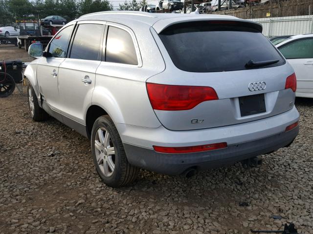 WA1BY74L28D002734 - 2008 AUDI Q7 3.6 QUA SILVER photo 3