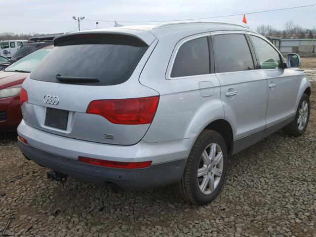 WA1BY74L28D002734 - 2008 AUDI Q7 3.6 QUA SILVER photo 4