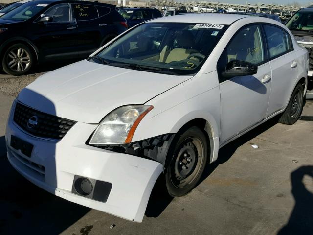 3N1AB61E57L637753 - 2007 NISSAN SENTRA 2.0 WHITE photo 2