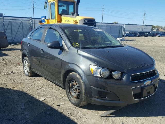 1G1JA5SHXE4111777 - 2014 CHEVROLET SONIC LS CHARCOAL photo 1