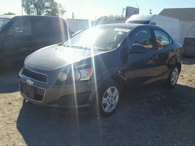 1G1JA5SHXE4111777 - 2014 CHEVROLET SONIC LS CHARCOAL photo 2