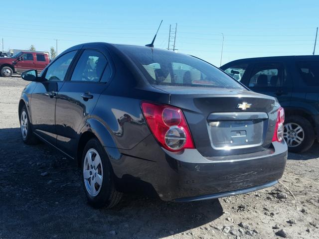 1G1JA5SHXE4111777 - 2014 CHEVROLET SONIC LS CHARCOAL photo 3