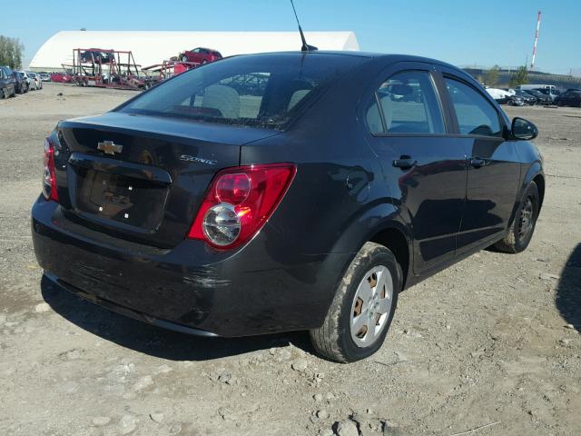 1G1JA5SHXE4111777 - 2014 CHEVROLET SONIC LS CHARCOAL photo 4