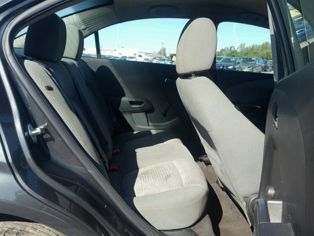 1G1JA5SHXE4111777 - 2014 CHEVROLET SONIC LS CHARCOAL photo 6