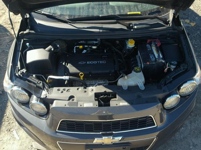 1G1JA5SHXE4111777 - 2014 CHEVROLET SONIC LS CHARCOAL photo 7