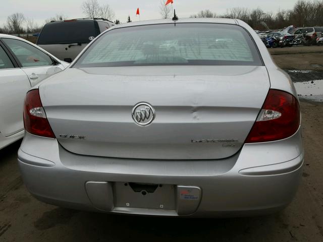 2G4WC582461228628 - 2006 BUICK LACROSSE C SILVER photo 9