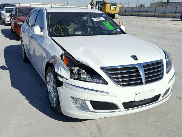 KMHGH4JH8DU067748 - 2013 HYUNDAI EQUUS SIGN WHITE photo 1