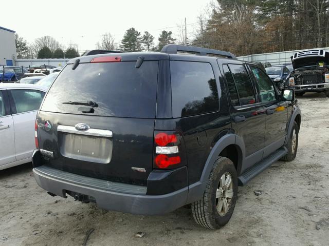 1FMEU73E66UA98927 - 2006 FORD EXPLORER X BLACK photo 4