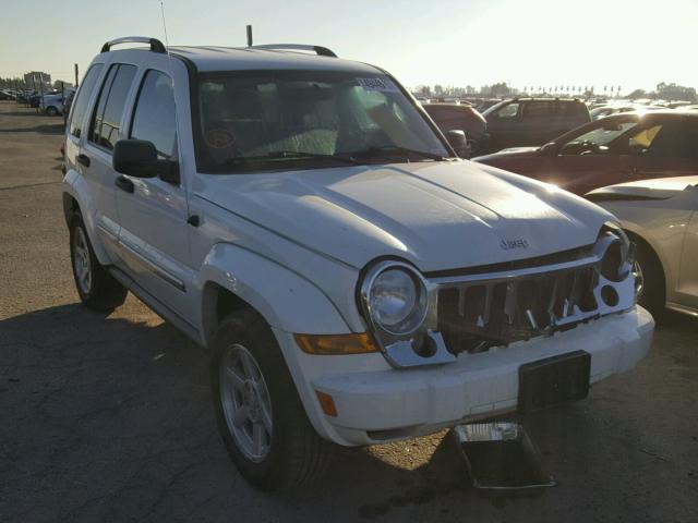 1J4GL58K05W719966 - 2005 JEEP LIBERTY LI WHITE photo 1