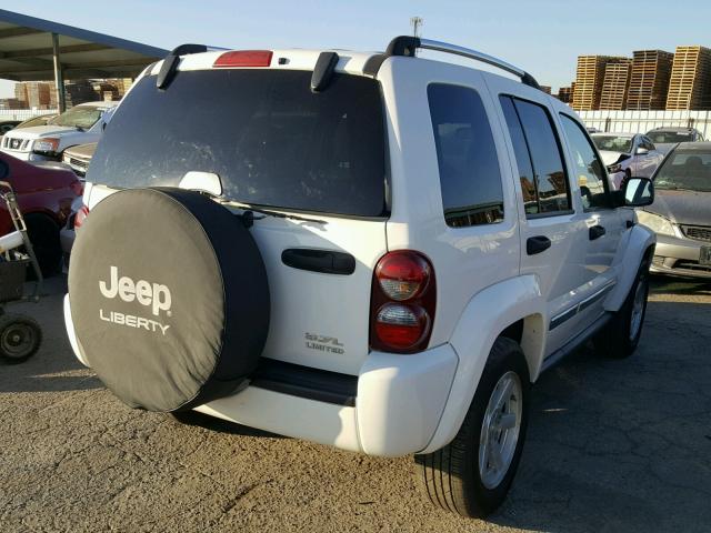 1J4GL58K05W719966 - 2005 JEEP LIBERTY LI WHITE photo 4