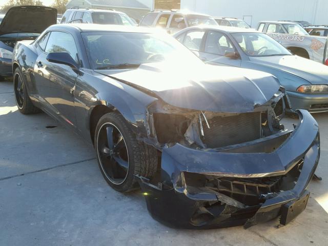 2G1FA1E39D9239647 - 2013 CHEVROLET CAMARO LS BLUE photo 1