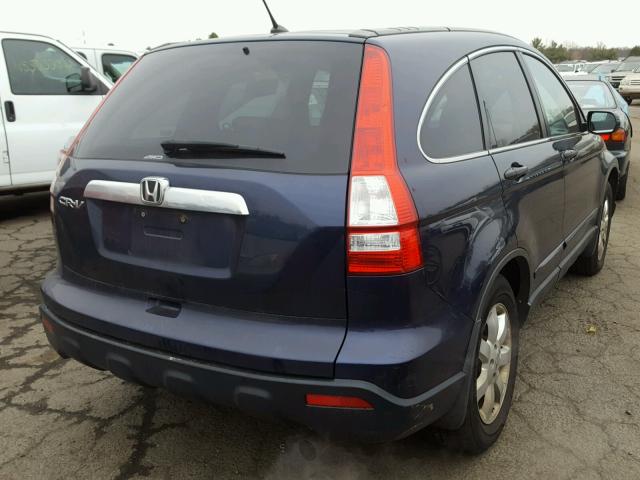 5J6RE48548L040957 - 2008 HONDA CR-V EX BLUE photo 4