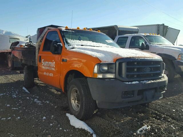 1FDSF34L94ED01402 - 2004 FORD F350 SRW S ORANGE photo 1