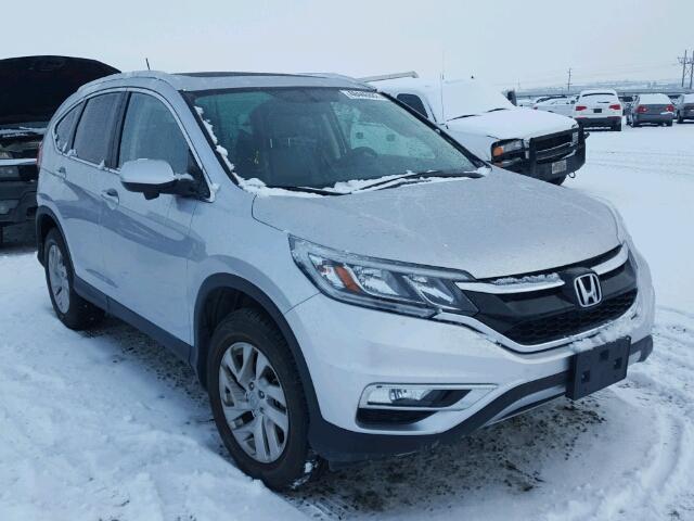 2HKRM4H71FH616516 - 2015 HONDA CR-V EXL SILVER photo 1