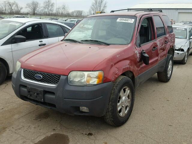 1FMYU93103KB33488 - 2003 FORD ESCAPE XLT RED photo 2