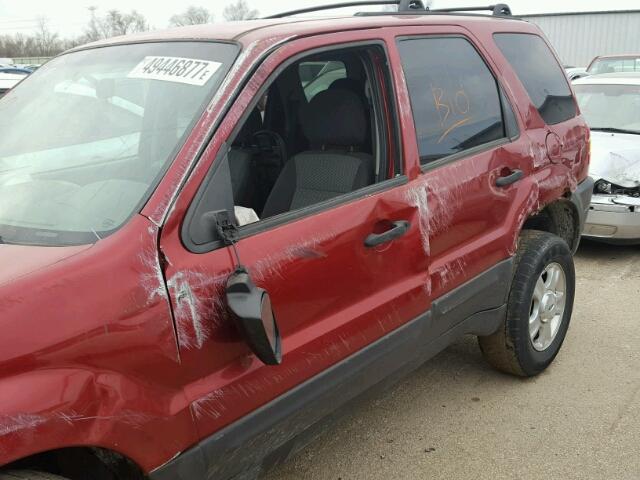 1FMYU93103KB33488 - 2003 FORD ESCAPE XLT RED photo 9