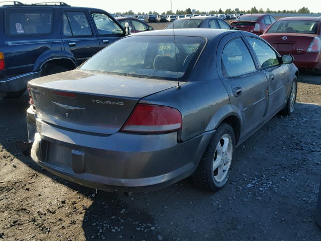 1C3EL56R04N372113 - 2004 CHRYSLER SEBRING LX CHARCOAL photo 4