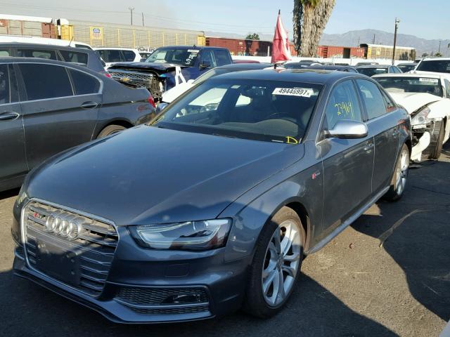 WAUDGAFLXDA147301 - 2013 AUDI S4 PREMIUM GRAY photo 2