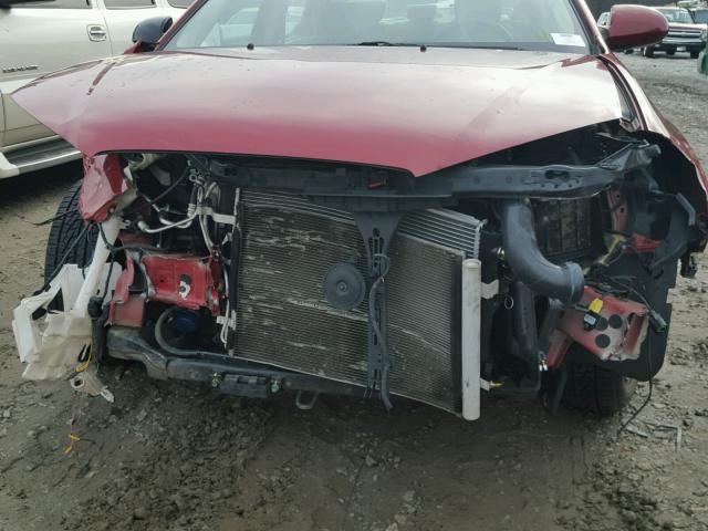 KMHDU46D38U344638 - 2008 HYUNDAI ELANTRA GL RED photo 9