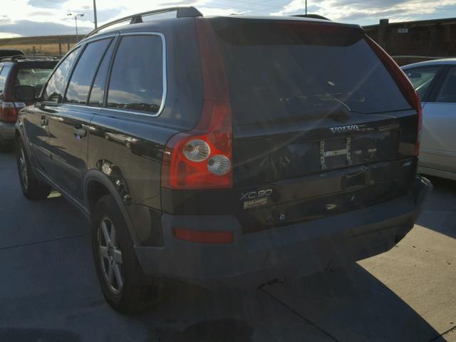 YV4CZ592X61225790 - 2006 VOLVO XC90 BLACK photo 3
