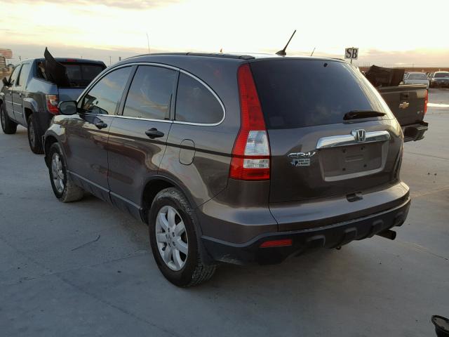 3CZRE38549G704392 - 2009 HONDA CR-V EX TAN photo 3