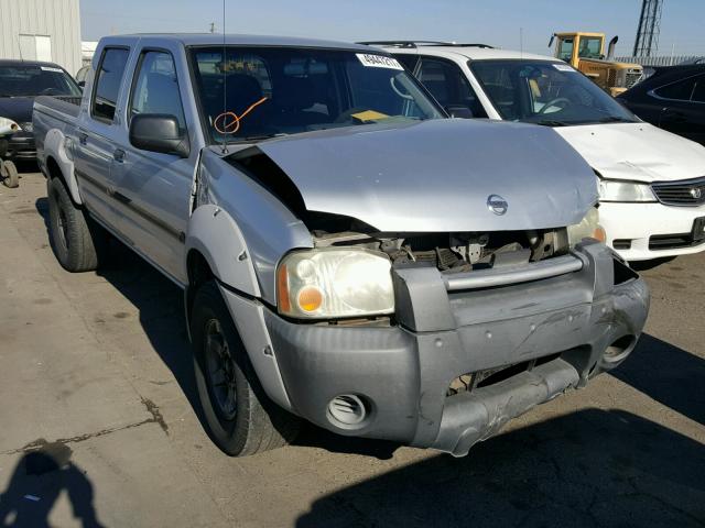 1N6ED27T12C319203 - 2002 NISSAN FRONTIER C SILVER photo 1
