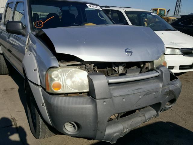 1N6ED27T12C319203 - 2002 NISSAN FRONTIER C SILVER photo 9