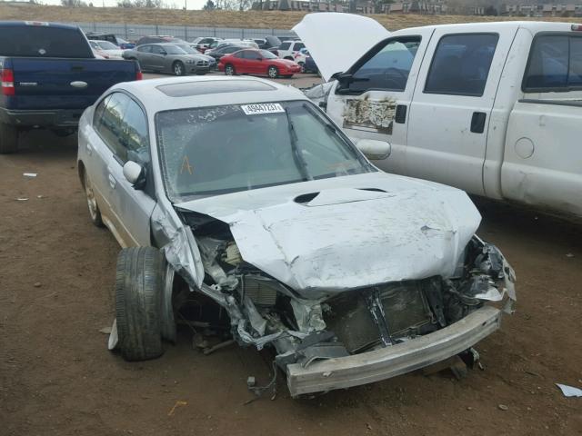 4S3BL676554211661 - 2005 SUBARU LEGACY GT SILVER photo 1