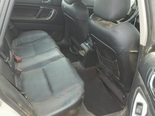 4S3BL676554211661 - 2005 SUBARU LEGACY GT SILVER photo 6