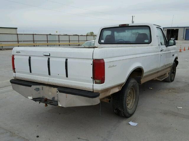 1FTEF14N8TNA21069 - 1996 FORD F150 WHITE photo 4